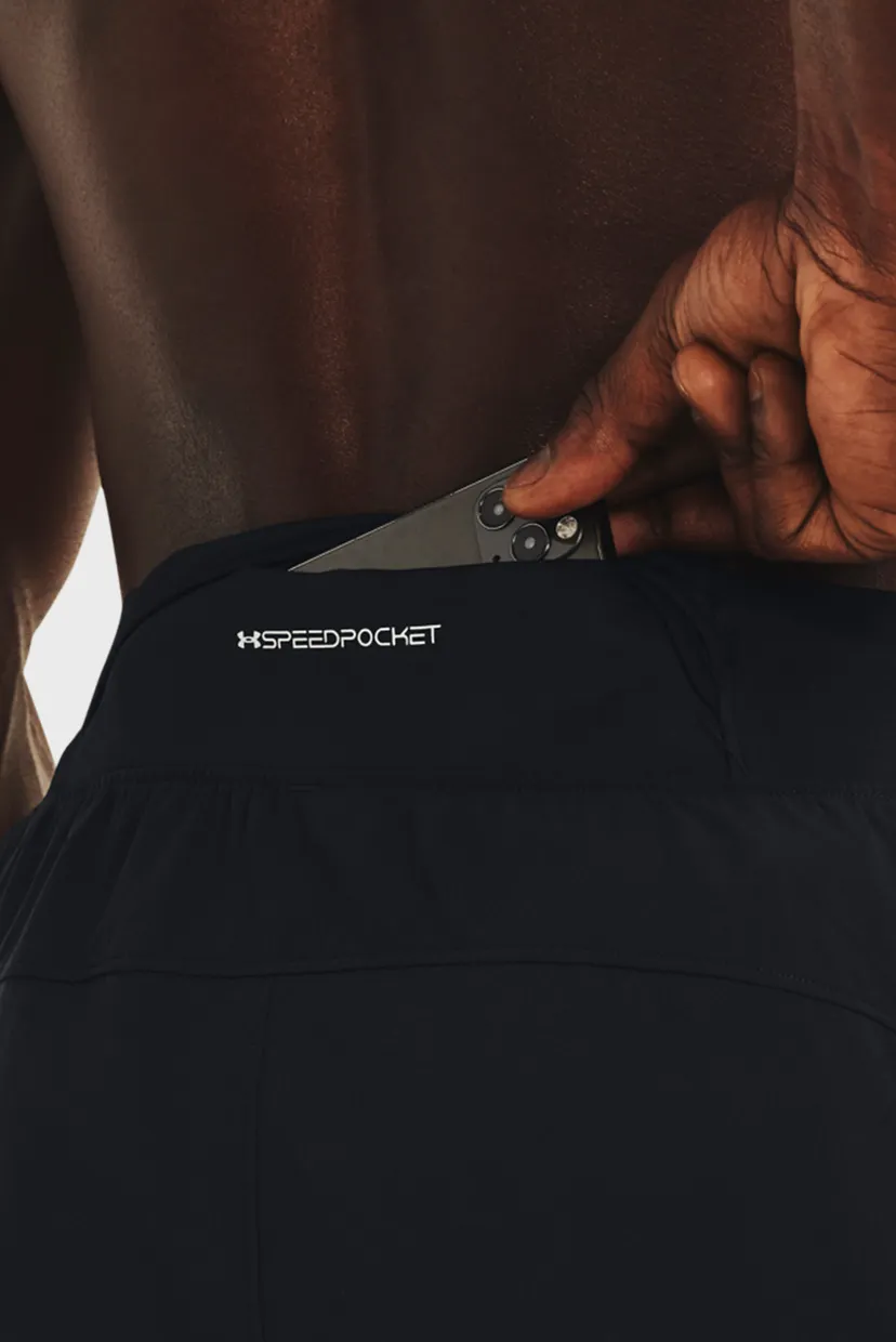 Чоловічі чорні шорти LAUNCH ELITE 5'' SHORT 4