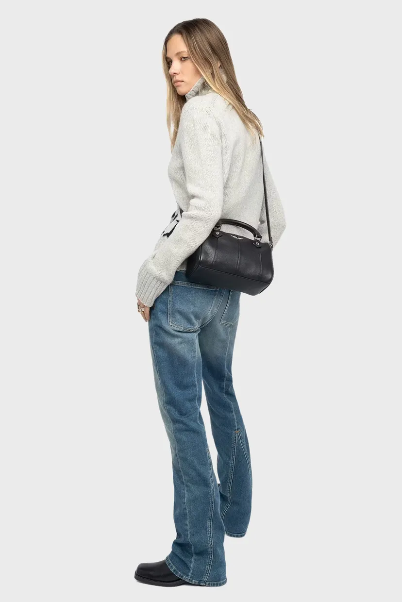 Жіноча чорна шкіряна сумка Sunny XS Vibe ZADIG&VOLTAIRE