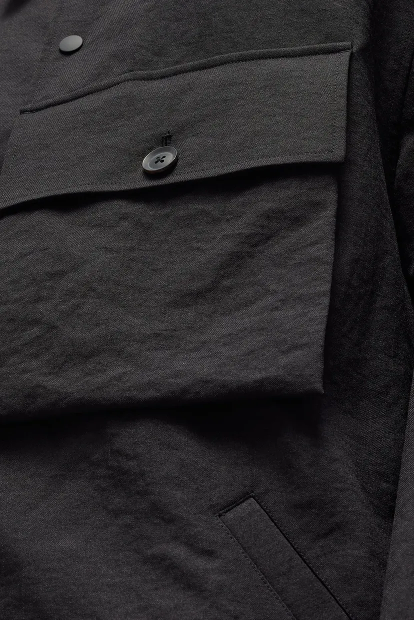 Мужская черная ветровка Y-3 Sport Uniform Coach 6