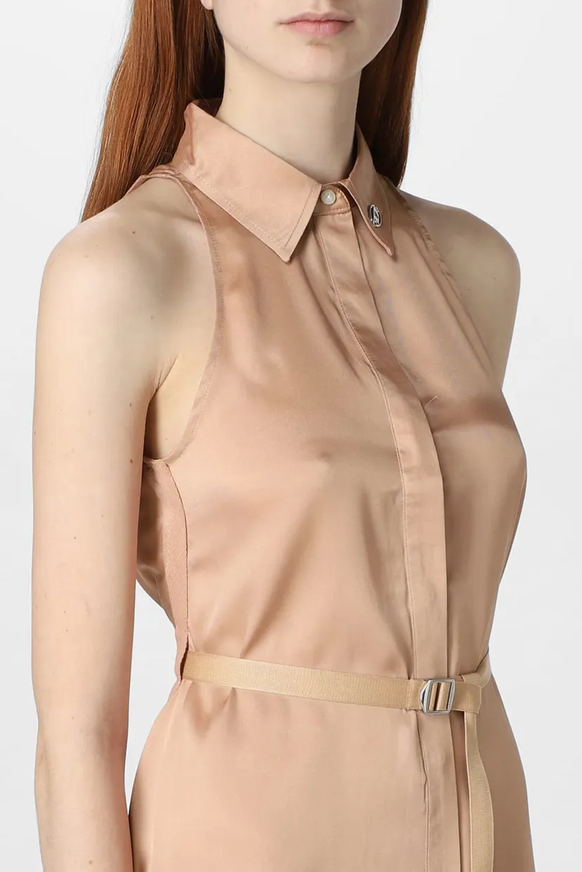 Жіноча персикова сукня D-TRISA 4