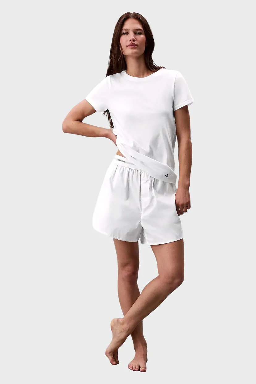 Жіноча біла футболка (3 шт) COTTON 4