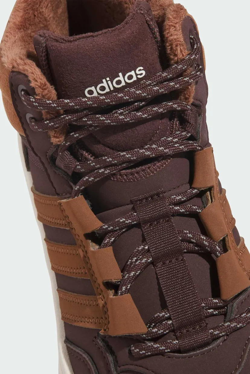 Детские коричневые хайтопы Hoops 4.0 Mid Kids 8