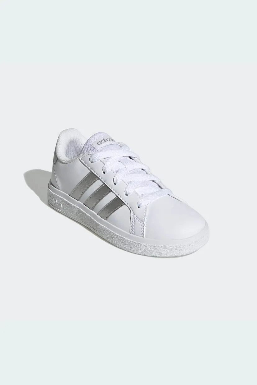 Детские белые сникерсы Grand Court Lifestyle Tennis Lace-Up 4