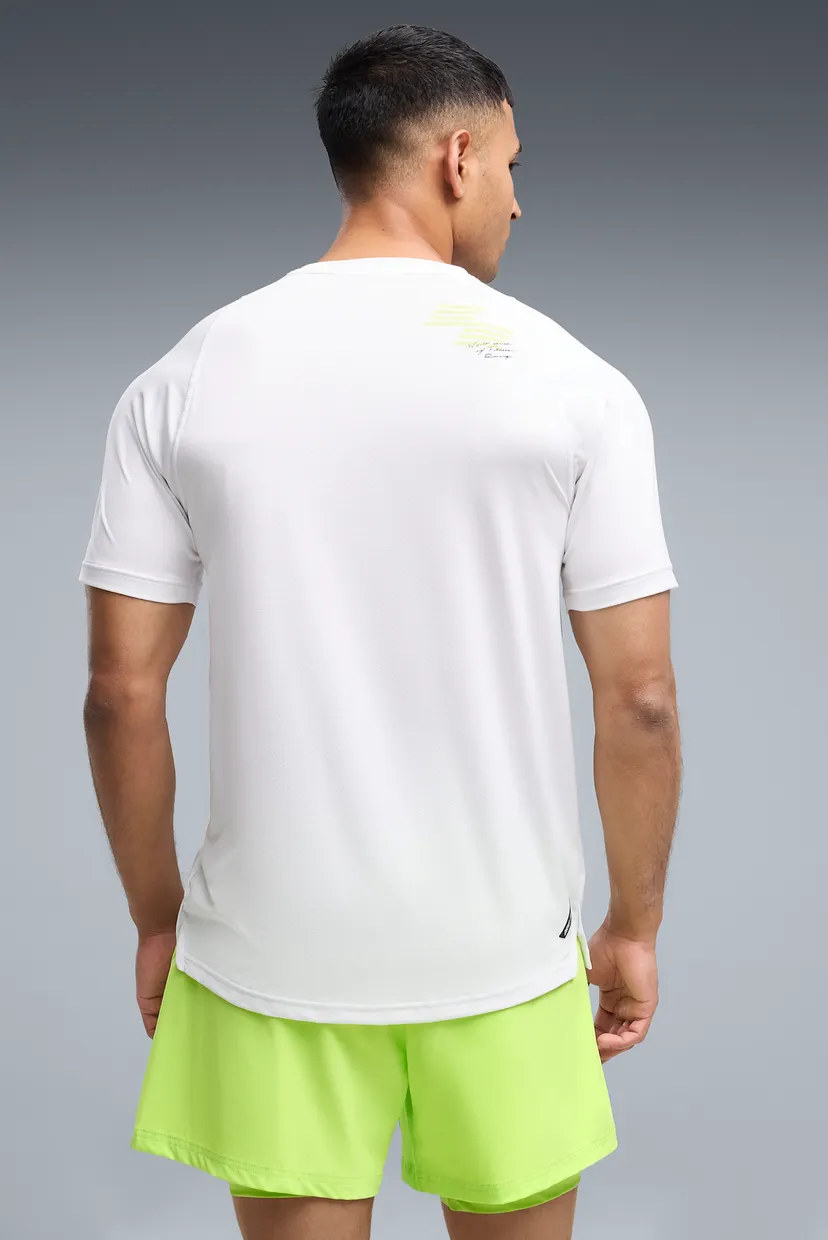 Мужская белая футболка PUMA x HYROX PWRMODE Tee Men 3