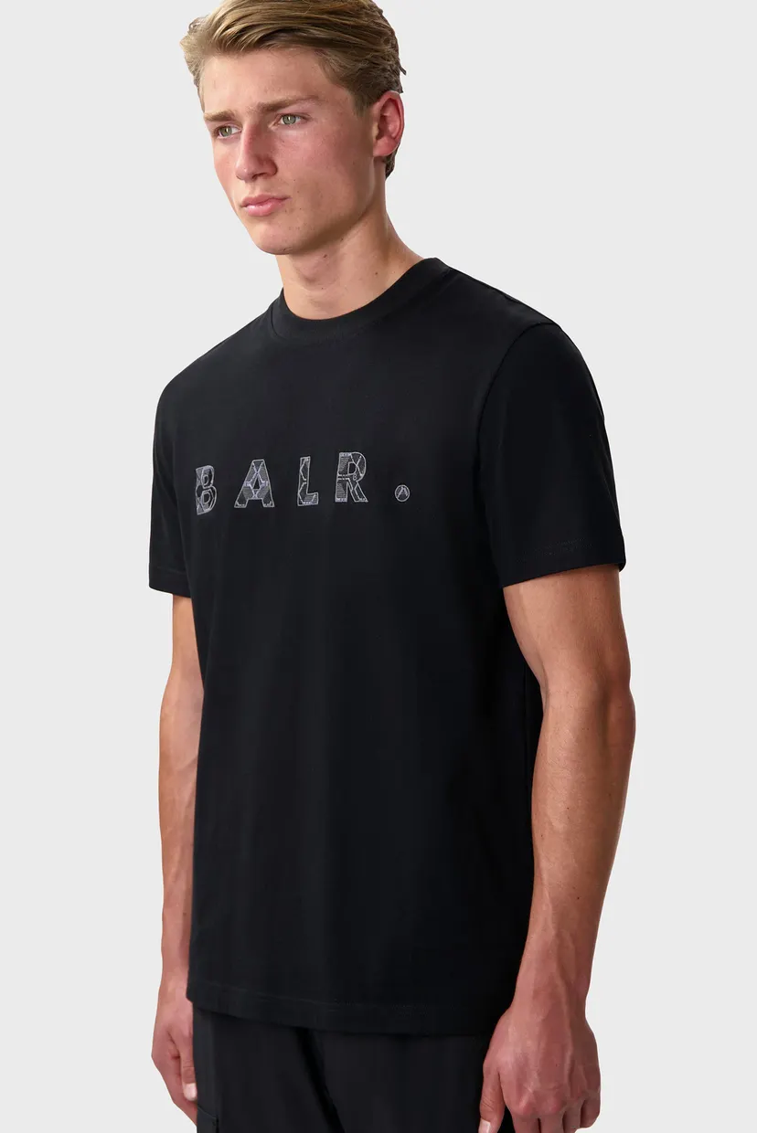 Чоловіча чорна футболка Monogram Embro Regular Fit T-Shirt 5