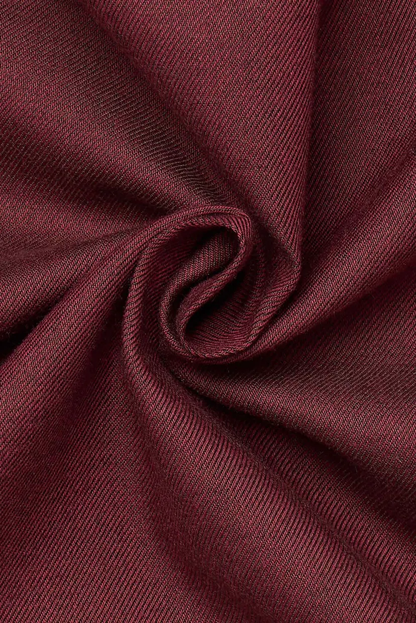 Мужская бордовая рубашка MODERN FIT 4