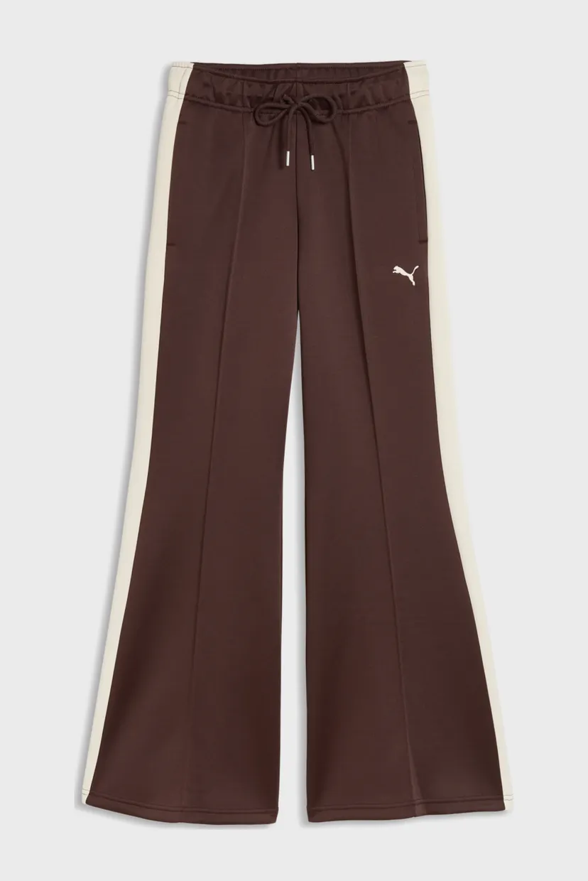 Женские коричневые спортивные брюки T7 Flared Pants Women 4