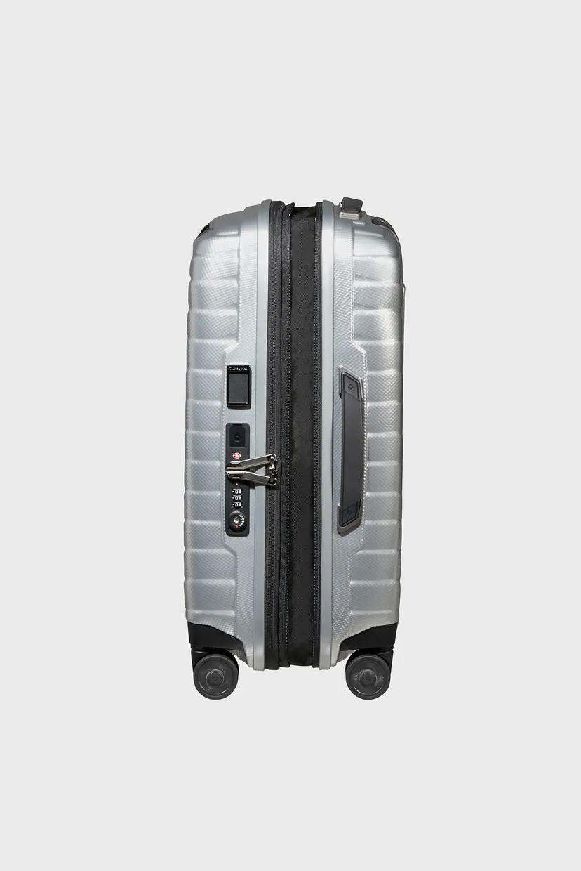 Сіра валіза 55 см PROXIS SILVER 4