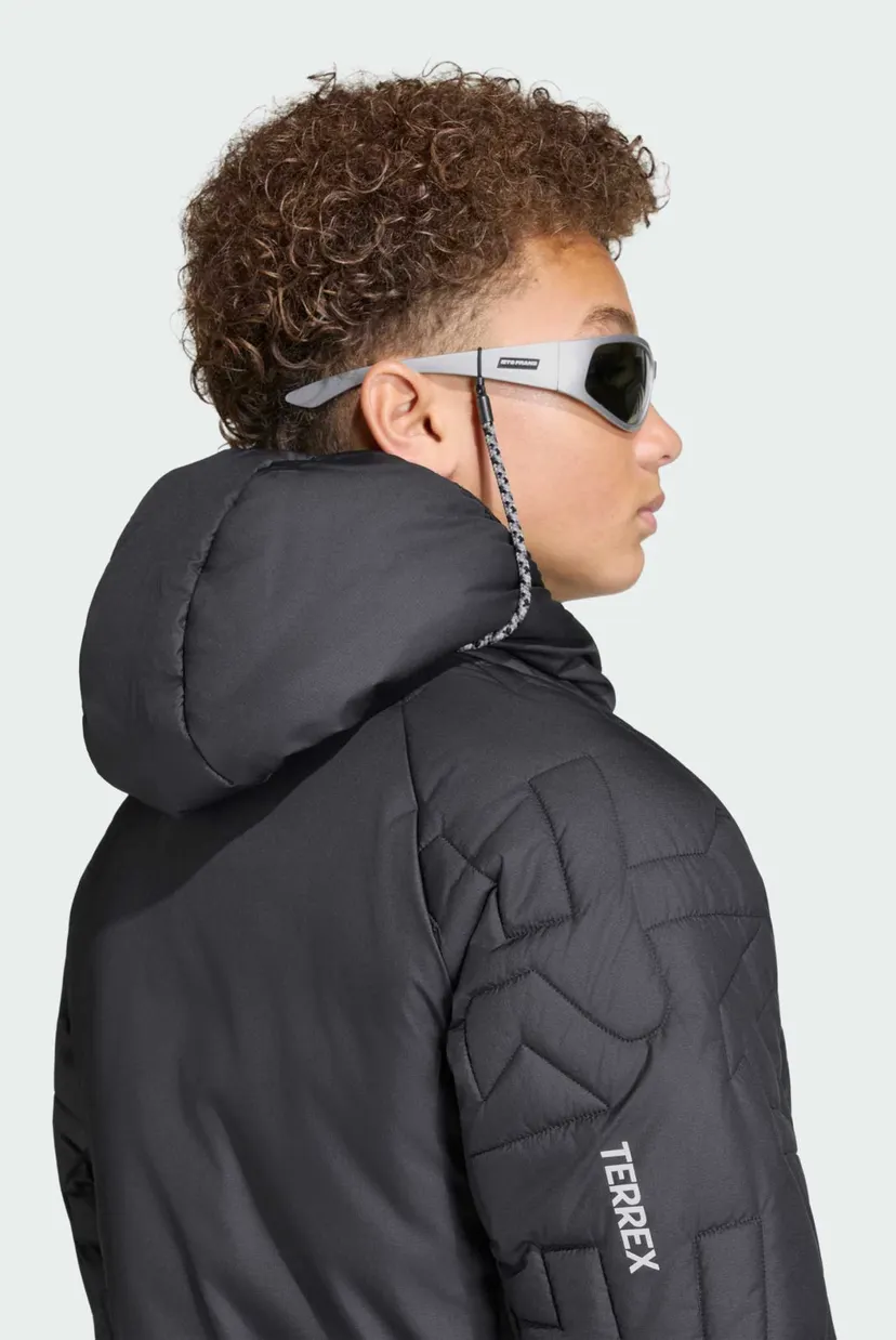 Детская черная куртка Terrex Kids Xperior CLIMAWARM Padded 4
