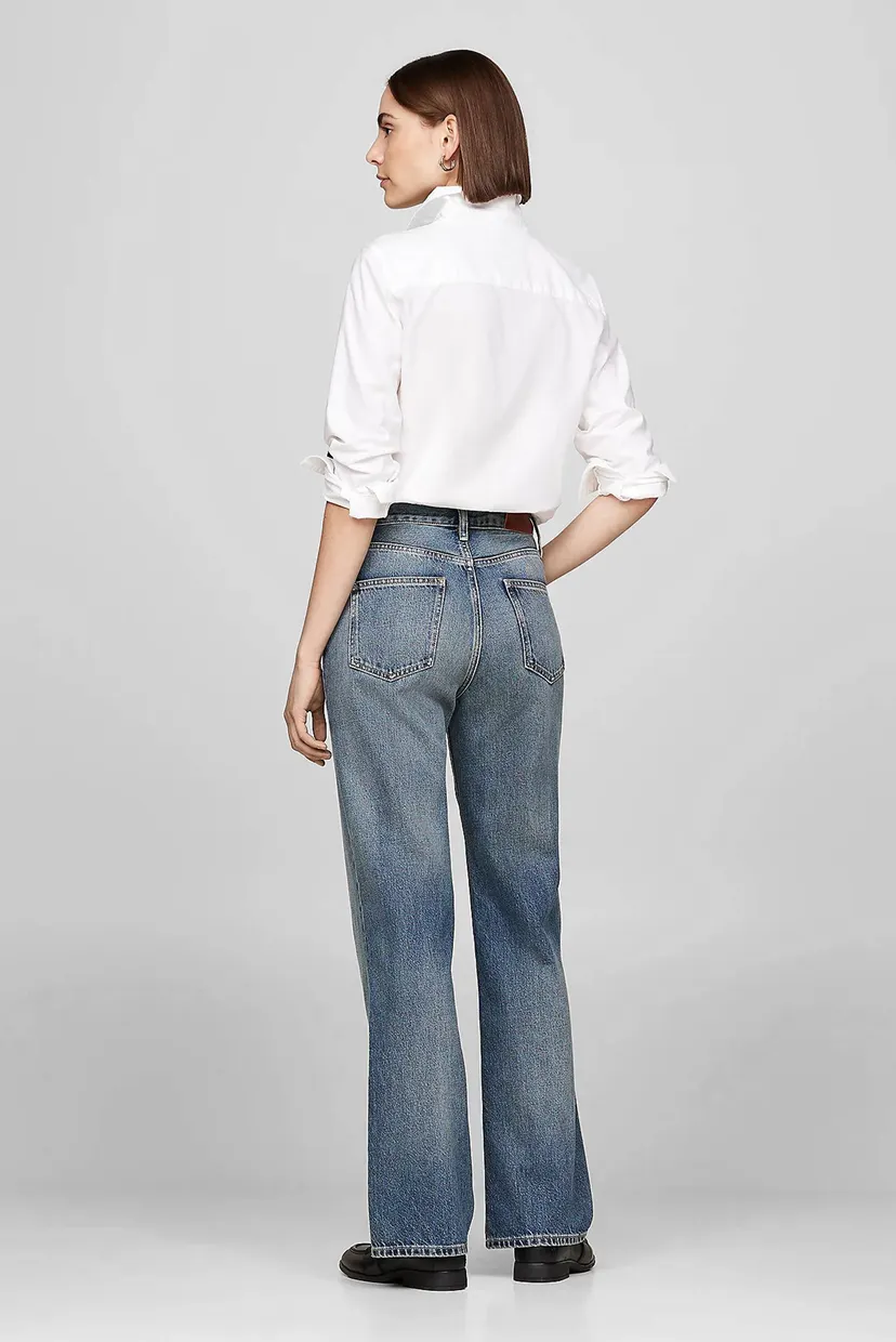 Женские синие джинсы RELAXED BOOTCUT HW PAT 3