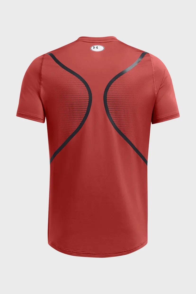 Чоловіча червона футболка UA HG Armour Ftd Graphic SS 4
