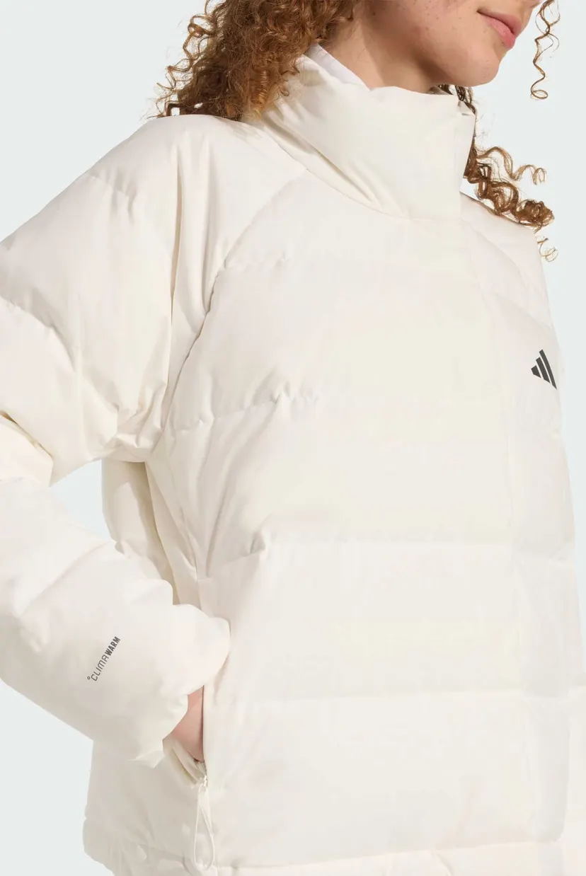 Женский белый пуховик Helionic CLIMAWARM Relaxed 5
