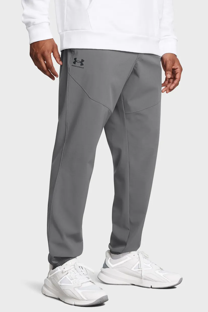 Under Armour HeatGear メンズパンツ MD ライトグレー Мужские серые спортивные брюки UA Vibe Woven Jogger Under Armour