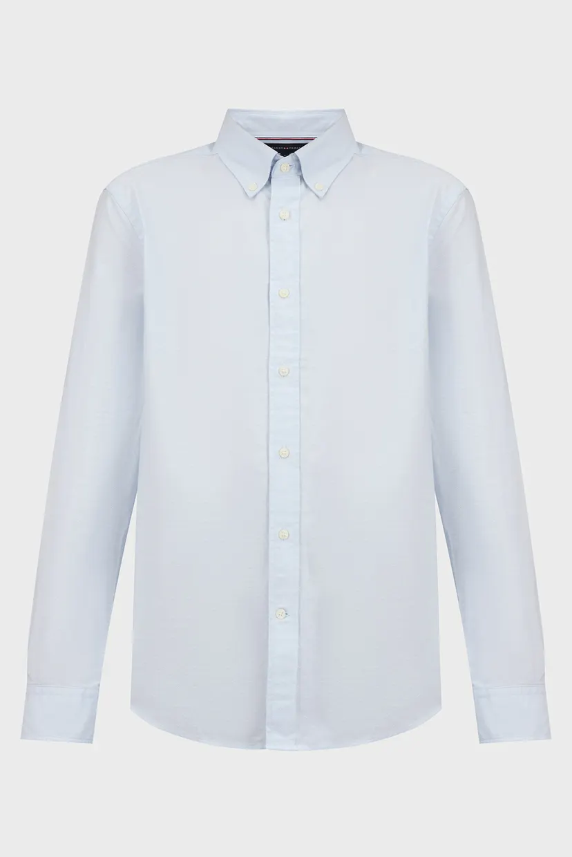 Чоловіча блакитна сорочка OXFORD DOBBY RF SHIRT 6