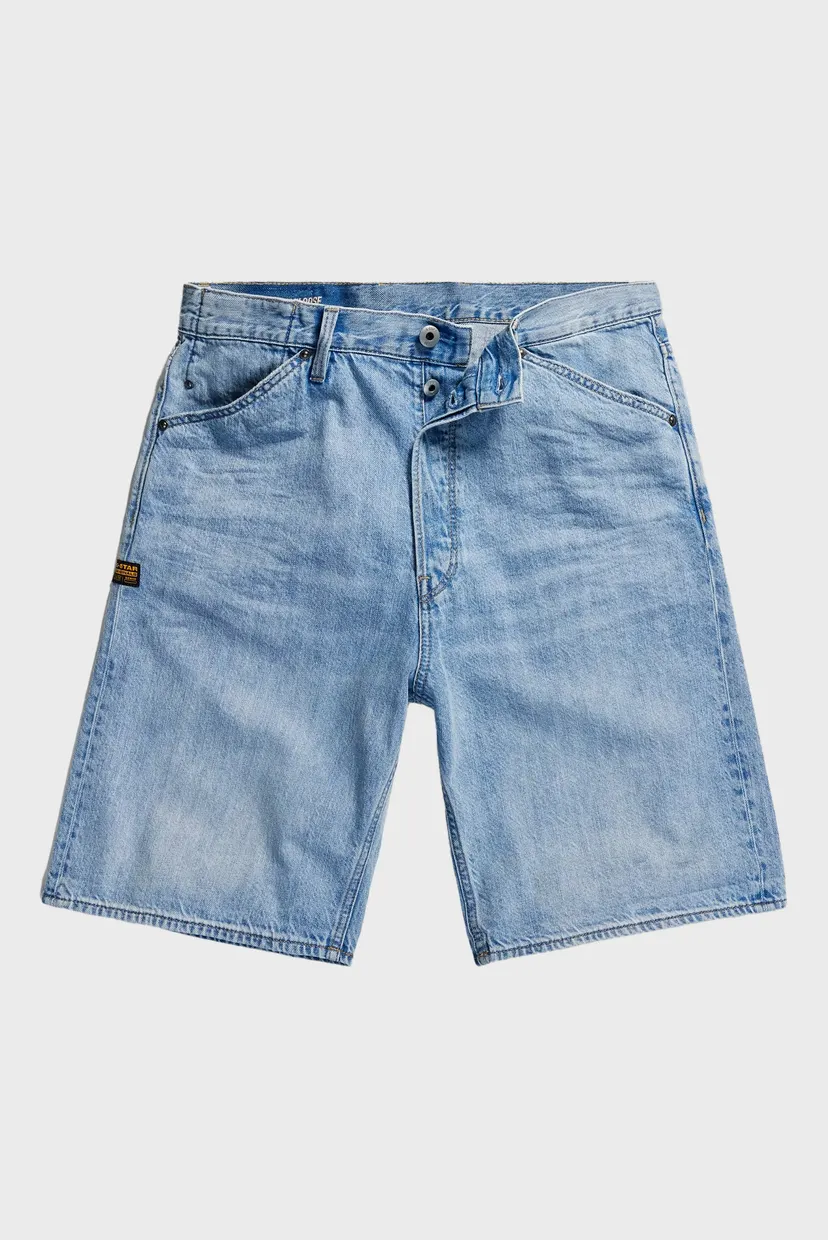 Мужские голубые джинсовые шорты Denim Loose 4
