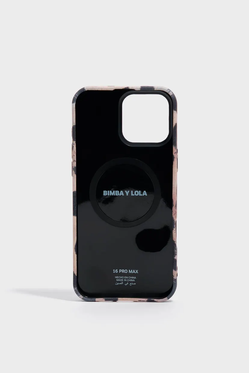 Жіночий бежевий чохол з візерунком для iPhone 16 Pro Max 3
