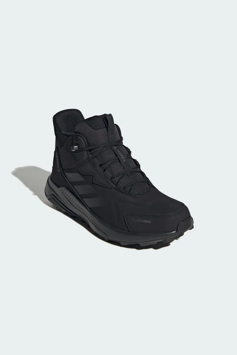Мужские черные ботинки Terrex Anylander Leather Mid Climaproof Hiking 4