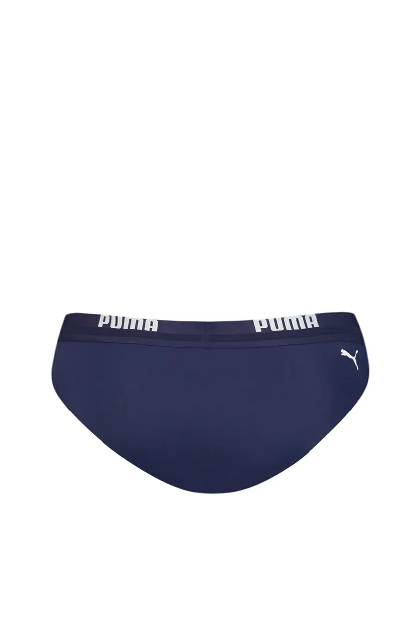 Мужские темно-синие плавки PUMA Swim Men Logo Swim Brief 5