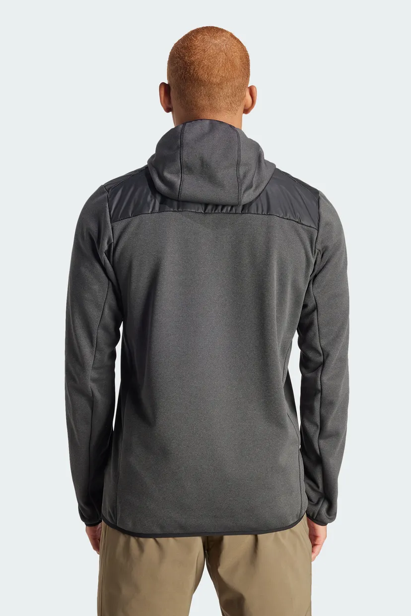 Мужская темно-серая ветровка Terrex Multi Hybrid Insulated Hooded