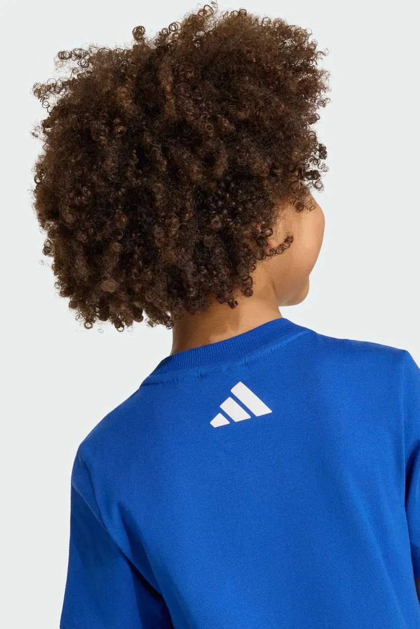 Детская синяя футболка ADIDAS MINECRAFT 7