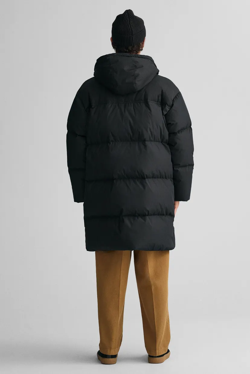 Чоловічий чорний пуховик ELONGATED MIXED 2