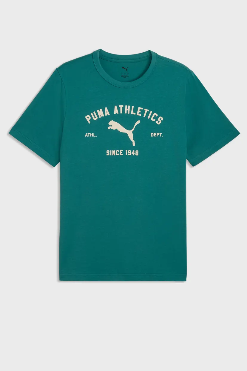 Чоловіча зелена футболка PUMA Class Graphic Tee Men 4