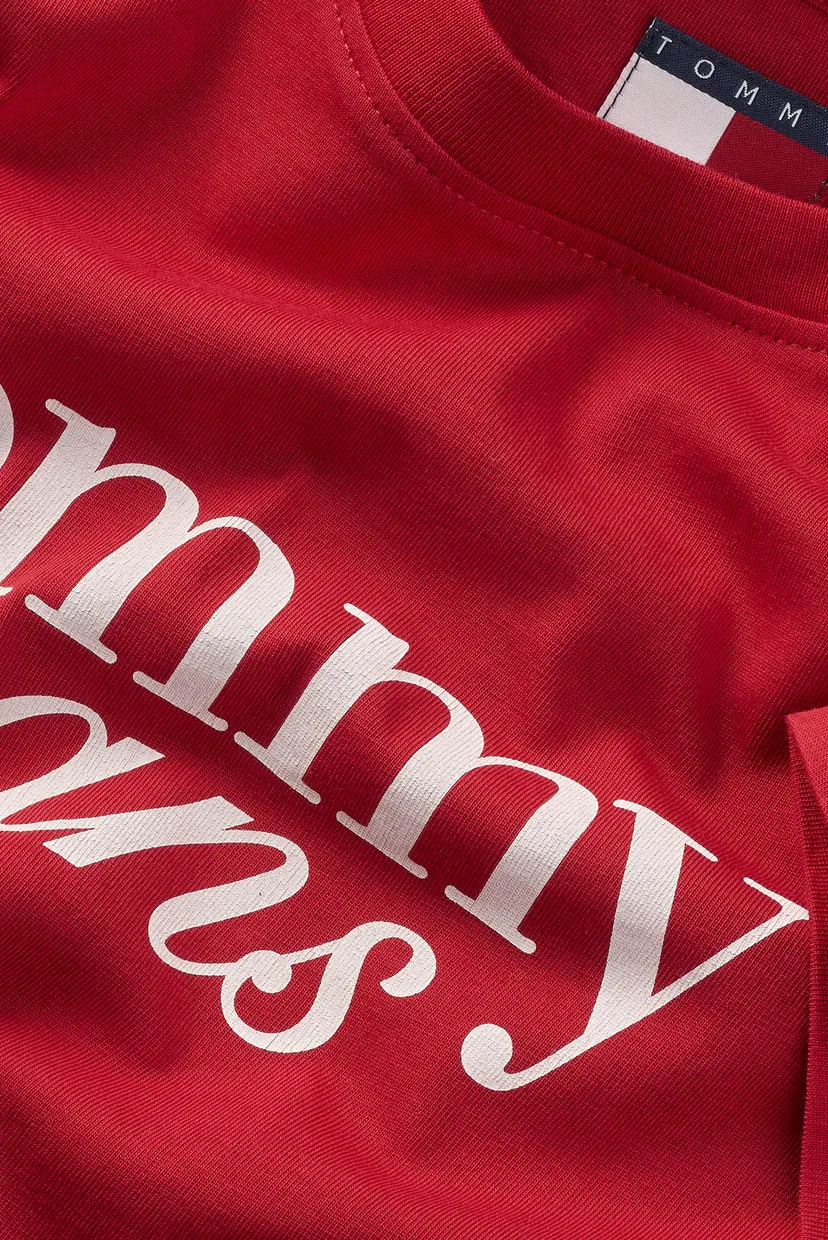 Жіноча червона футболка TJW SLIM ESSENTIAL LOGO TEE EXT 5