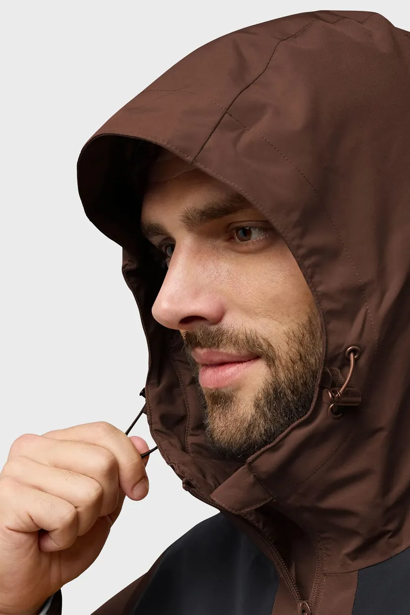 Мужская темно-коричневая куртка Jack Wolfskin A61872_D0107 — MD