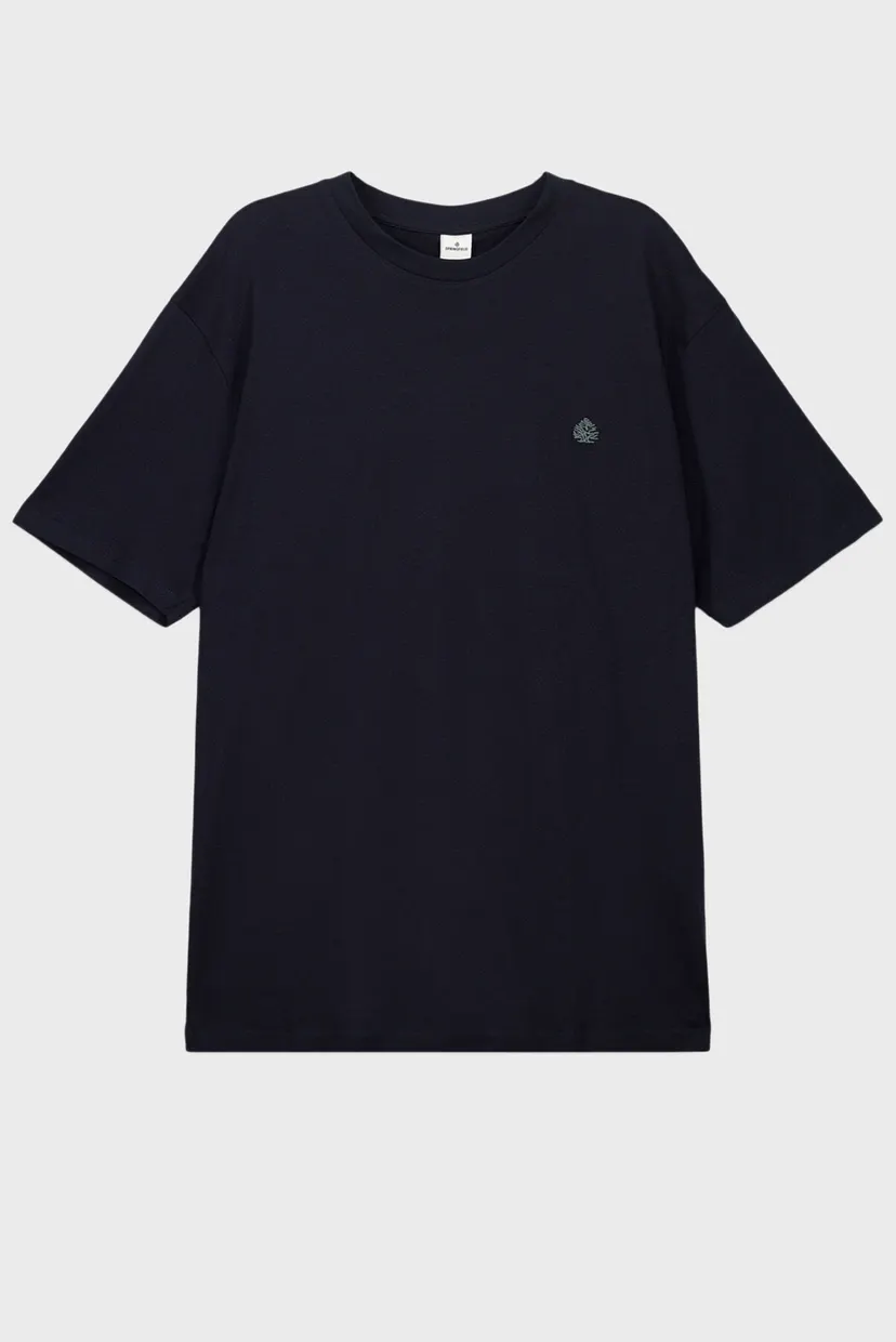 Мужская темно-синяя футболка 5
