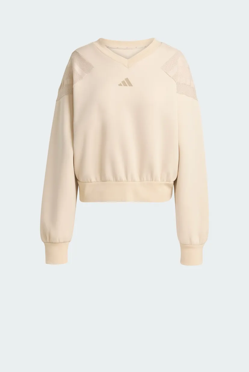 Жіночий бежевий світшот FUTURE ICONS THREE STRIPES 6