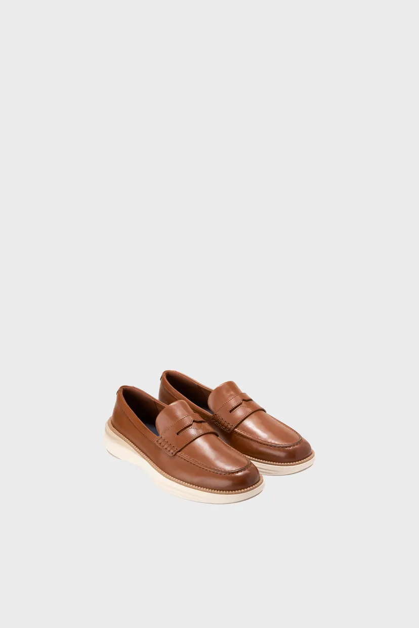Чоловічі коричневі шкіряні лофери ØriginalGrand Horizon Penny Loafer 5