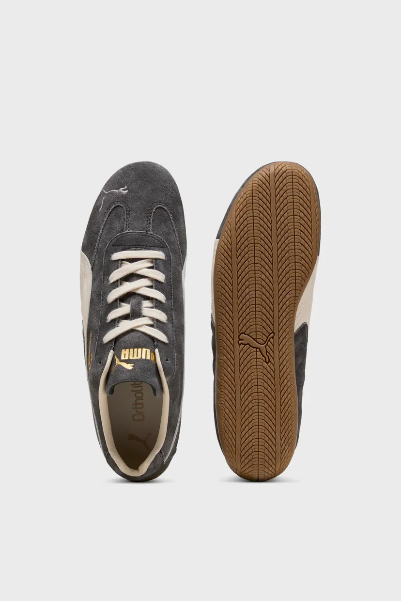 Темно-серые кожаные кроссовки Speedcat Faded Sneakers Unisex 5
