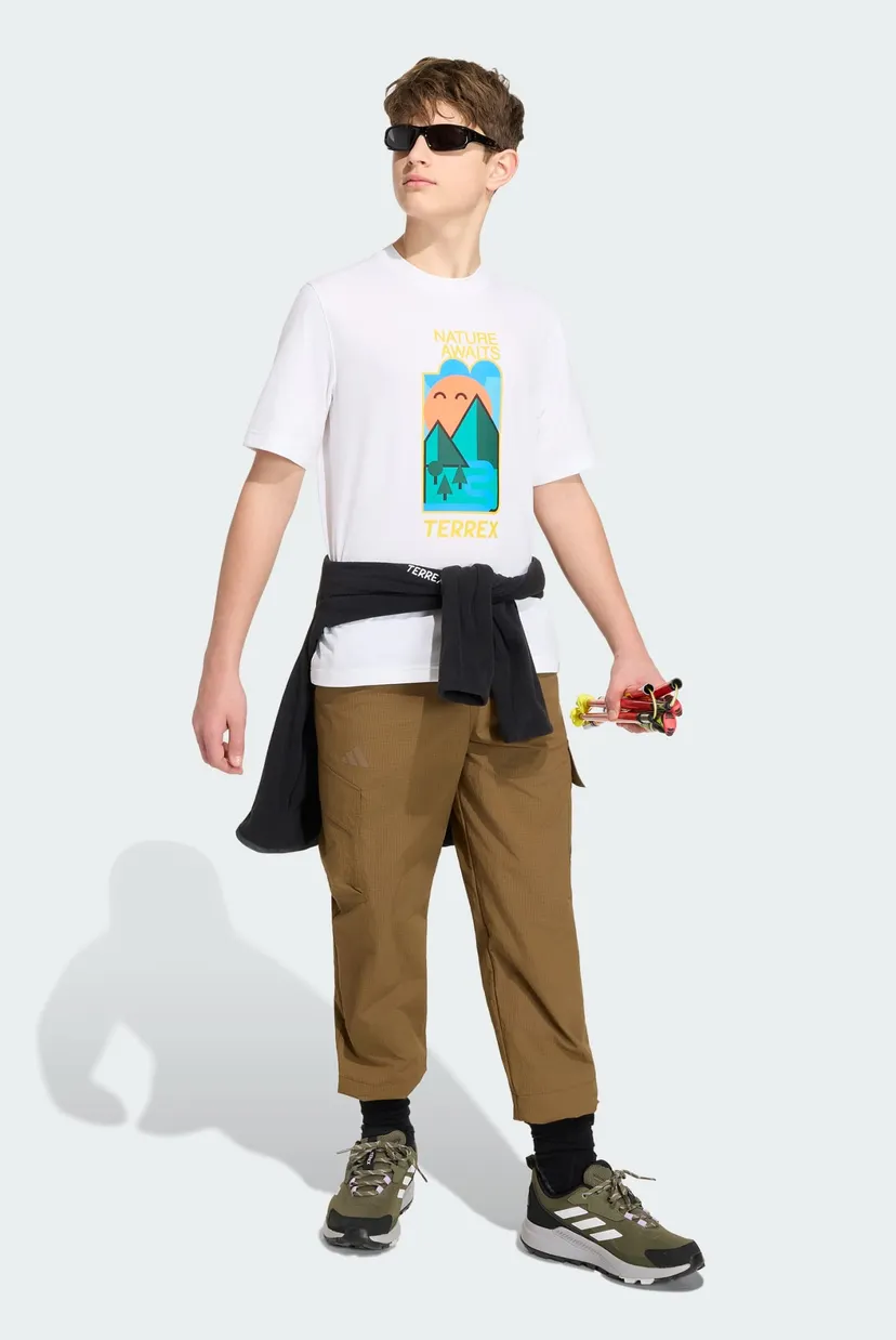 Дитячі коричневі спортивні штани Terrex Kids Xploric CLIMA365 Cargo Kids 5
