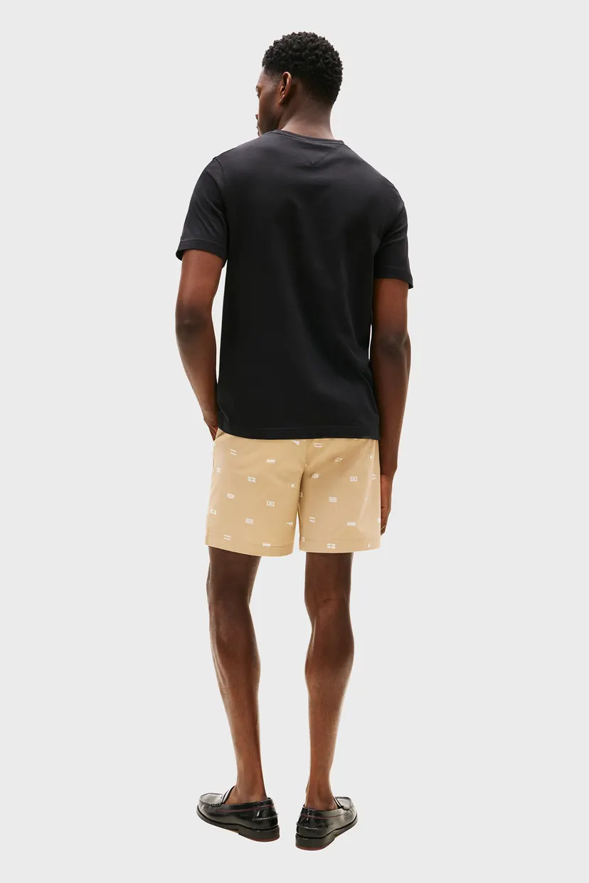 Мужская черная футболка ITHACA FLAG TEE 3
