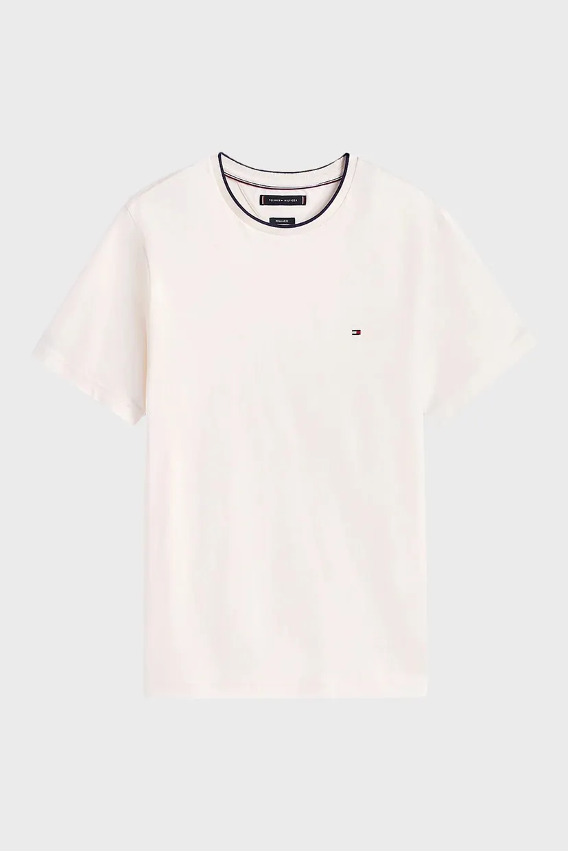 Чоловіча біла футболка COTTON MODAL TEE 5