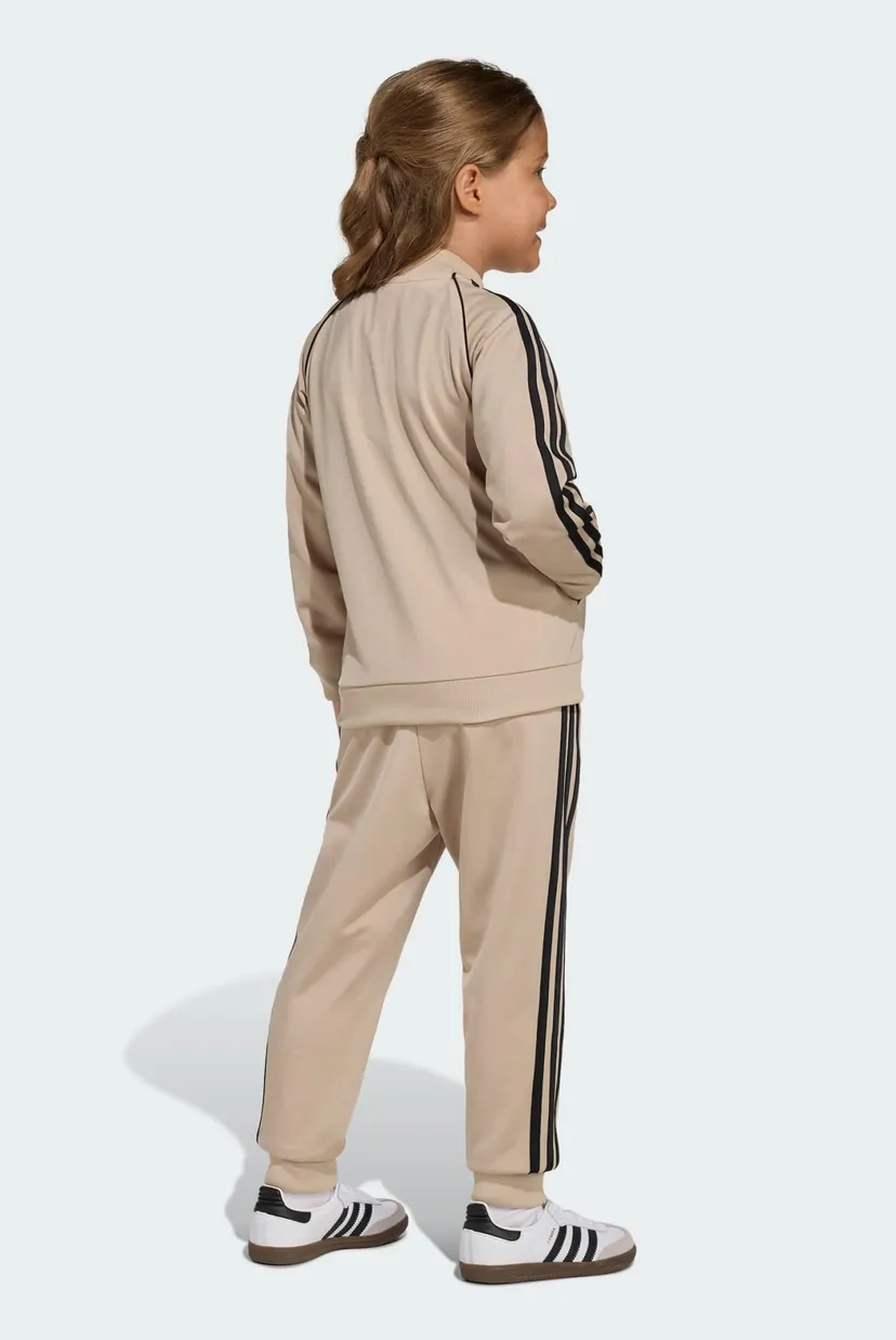 Детский бежевый спортивный костюм SST (кофта, брюки) 4