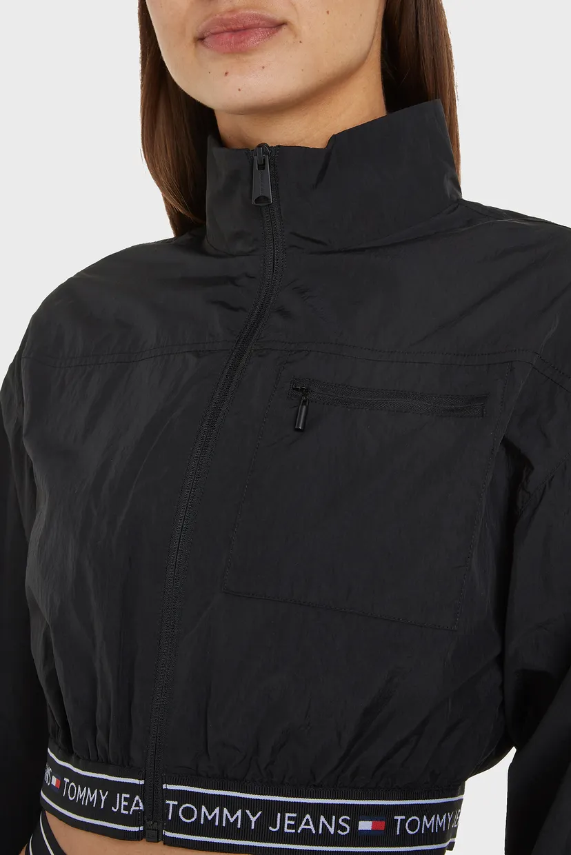 Женская черная ветровка TJW CRP TAPING WINDBREAKER EXT 3