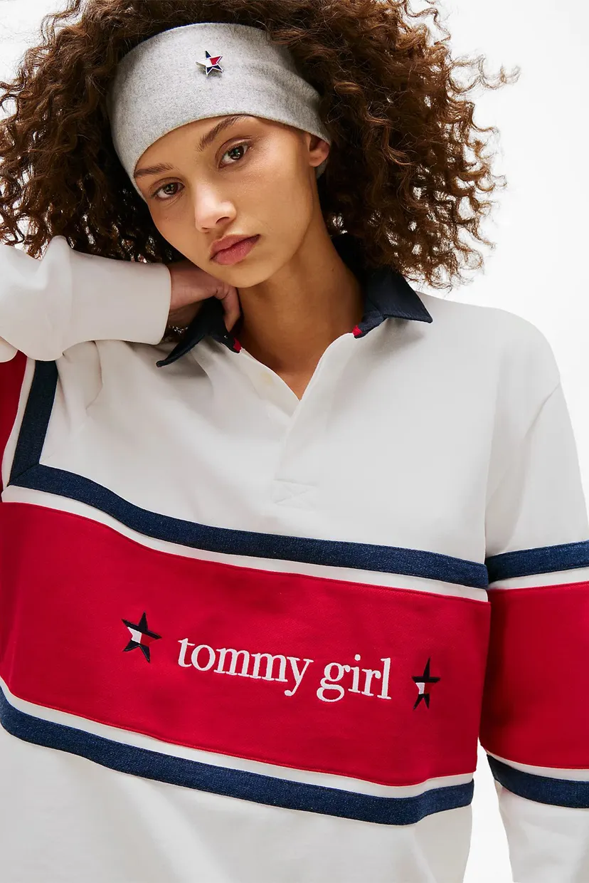 Женская белая спортивная кофта TOMMY GIRL 4