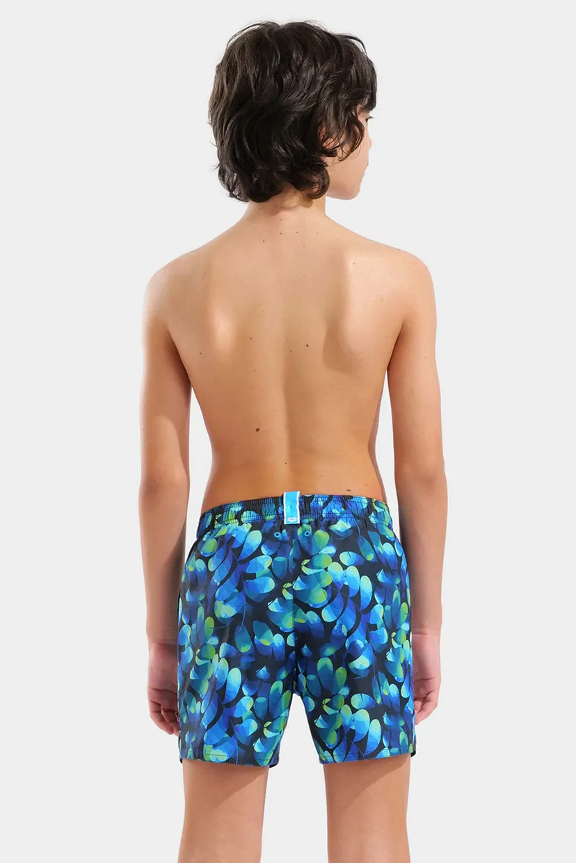 Дитячі сині плавальні шорти з візерунком WATER PRINTS BEACH BOXER AO 3