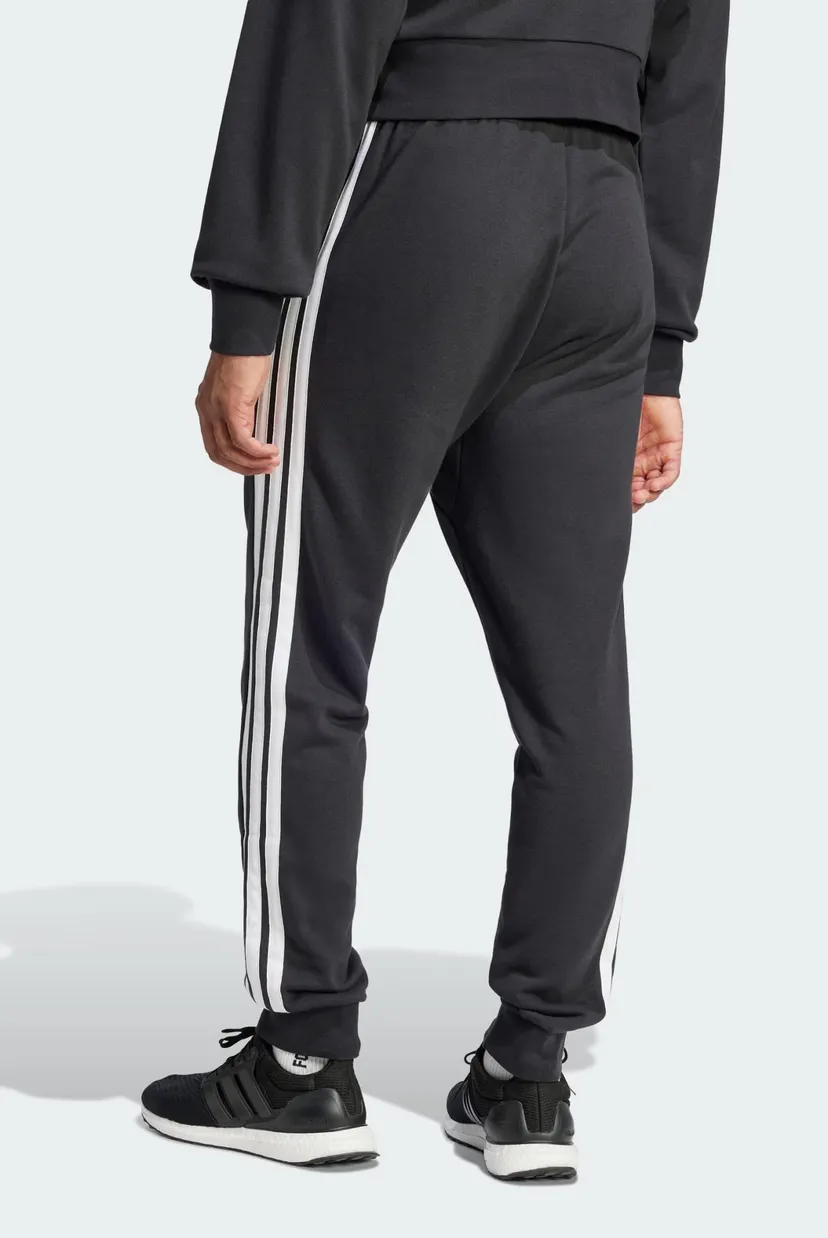 Чоловічі чорні спортивні штани Essential 3-Stripes French Terry 3
