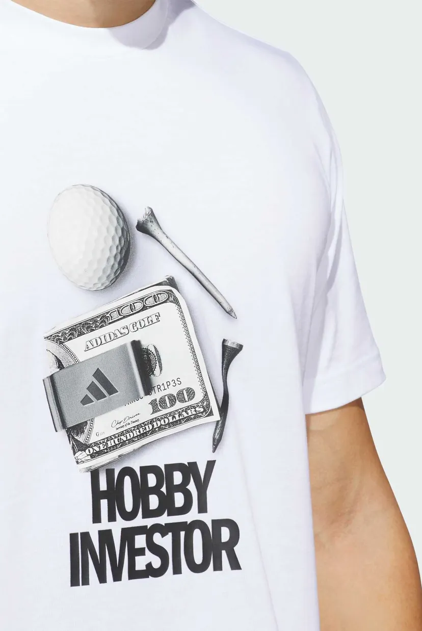Чоловіча біла футболка Golf Culture Graphic 5