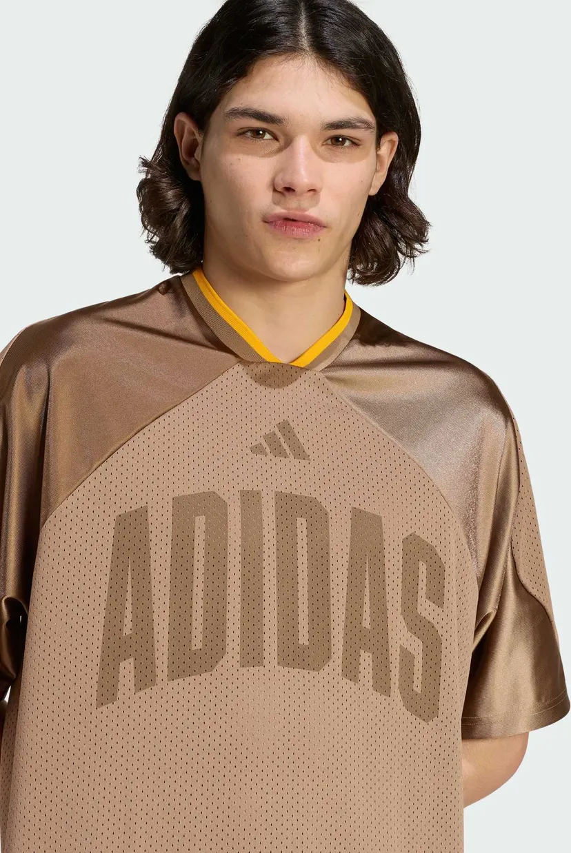 Чоловіча коричнева футболка STADIUM GRAPHIC MESH 4