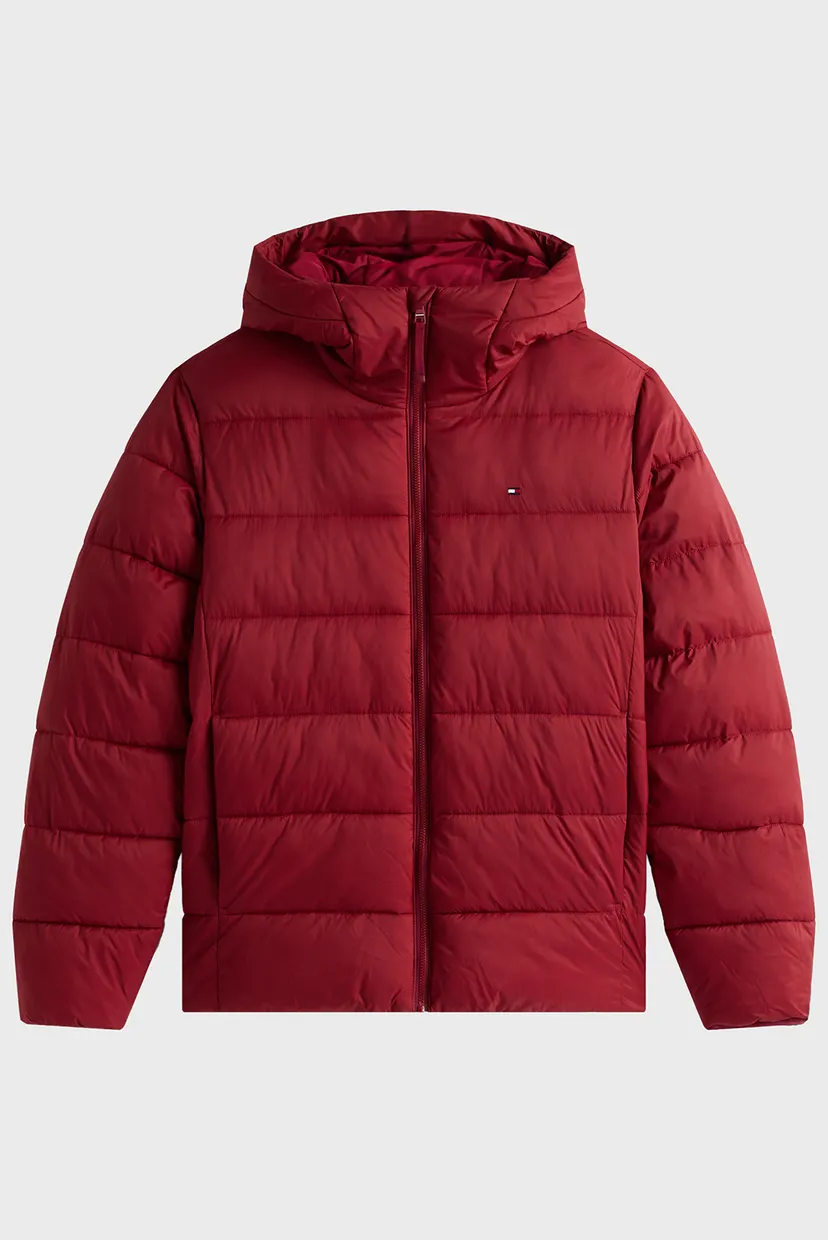 Мужская красная куртка HOODED 5