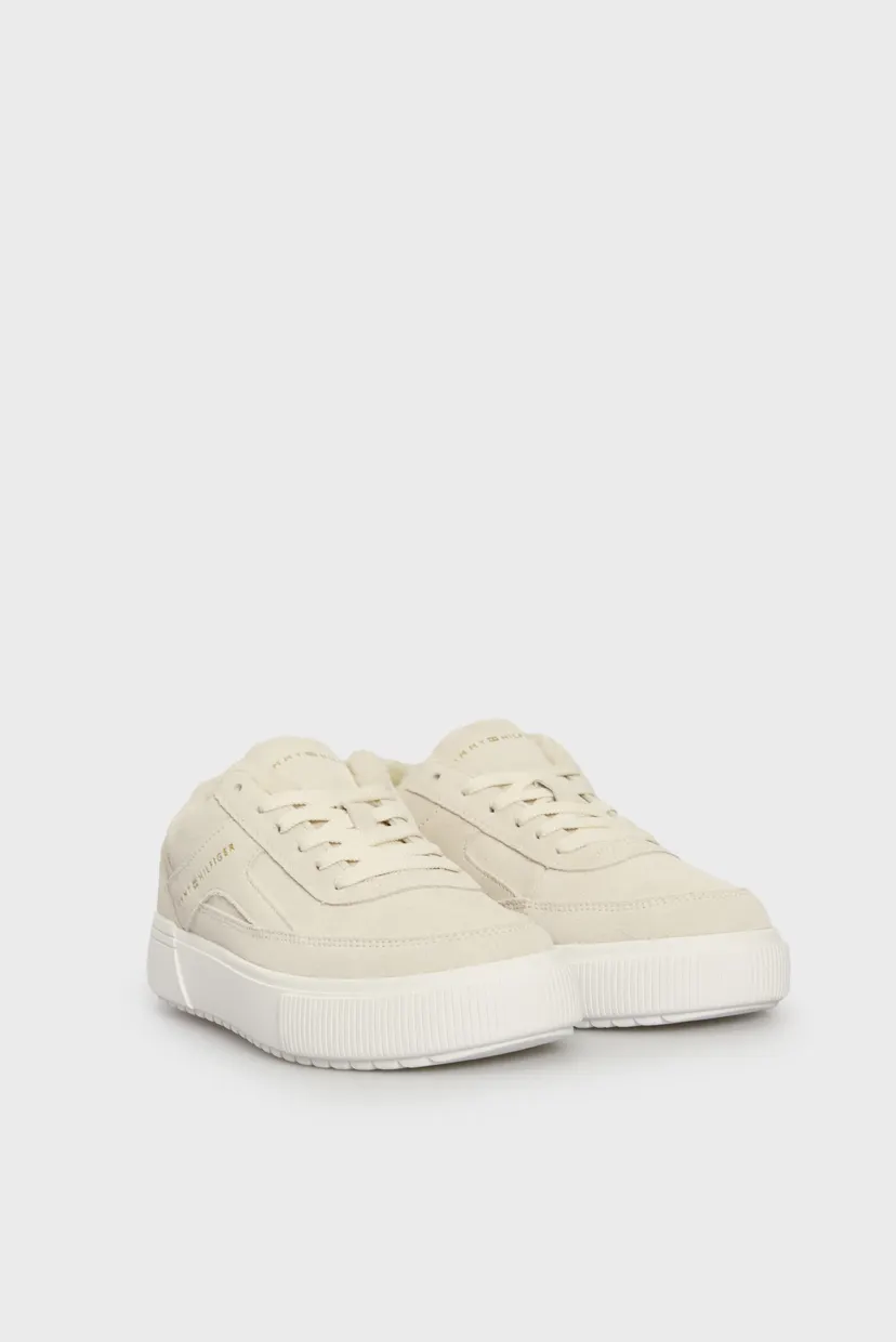 Жіночі білі замшеві снікерси SUEDE VULC WINTER SNEAKER LO 3