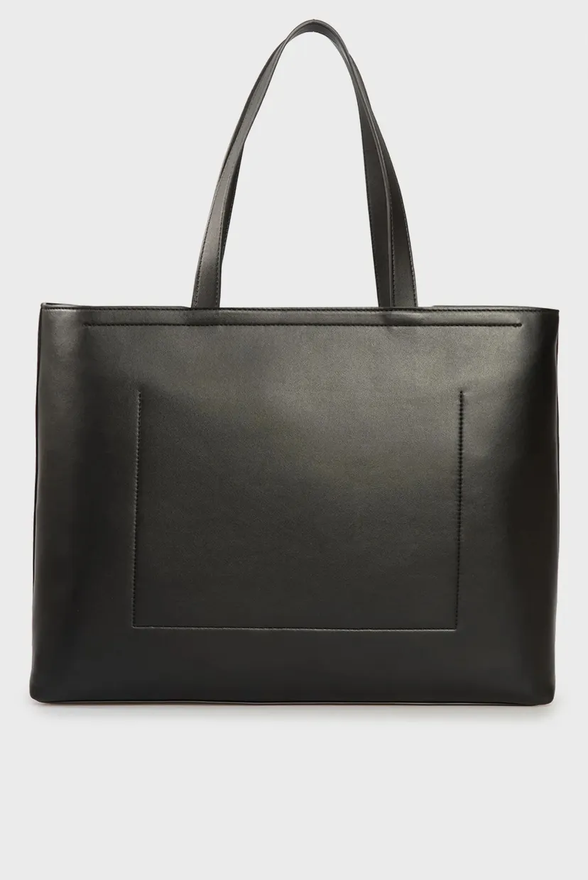 Жіноча чорна сумка SCULPTED SLIM TOTE34 4