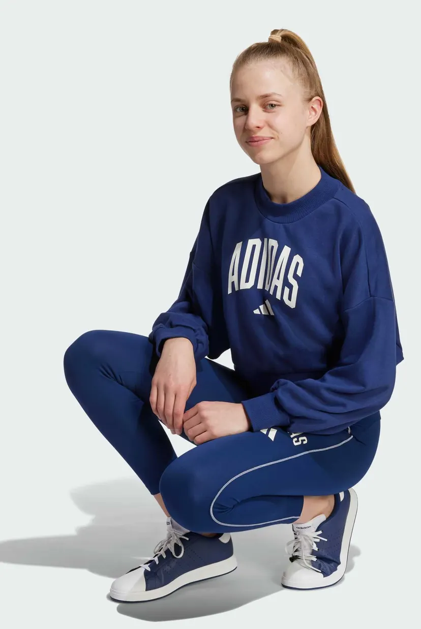 Дитячий темно-синій світшот Seasonals Essentials Collegiate Typography Crewneck Kids 5