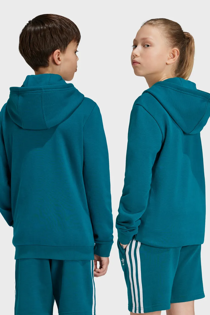 Детское бирюзовое худи 
Trefoil Kids 4