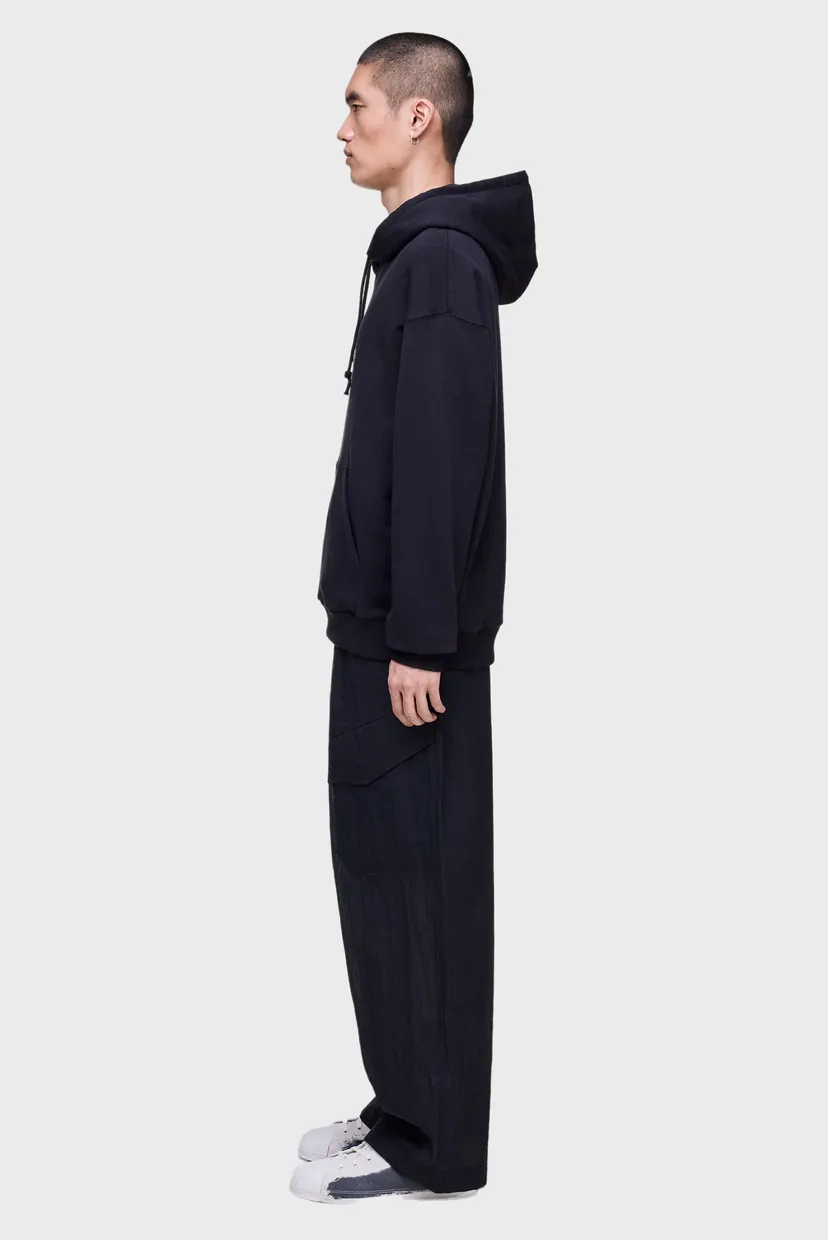 Черное худи Y-3 BRUSHED TERRY GFX (унисекс) 4