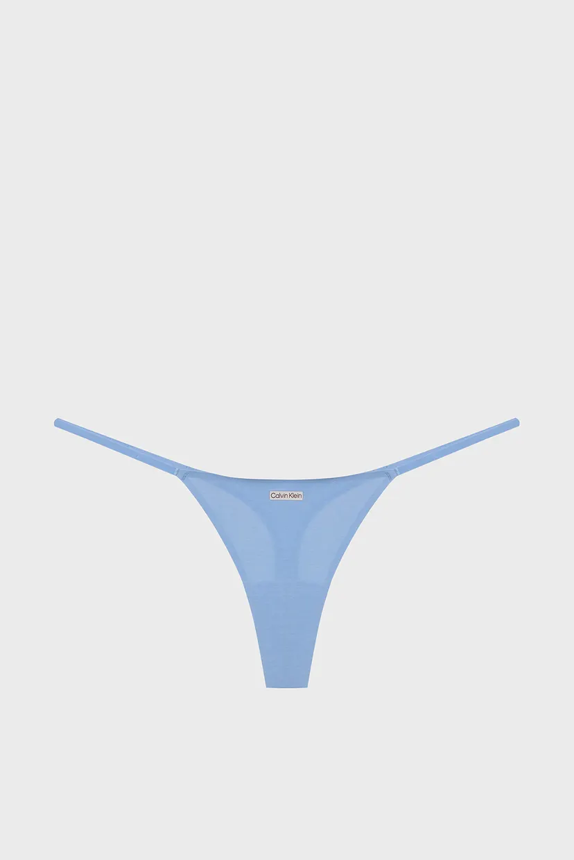 Женские голубые трусики STRING THONG 8