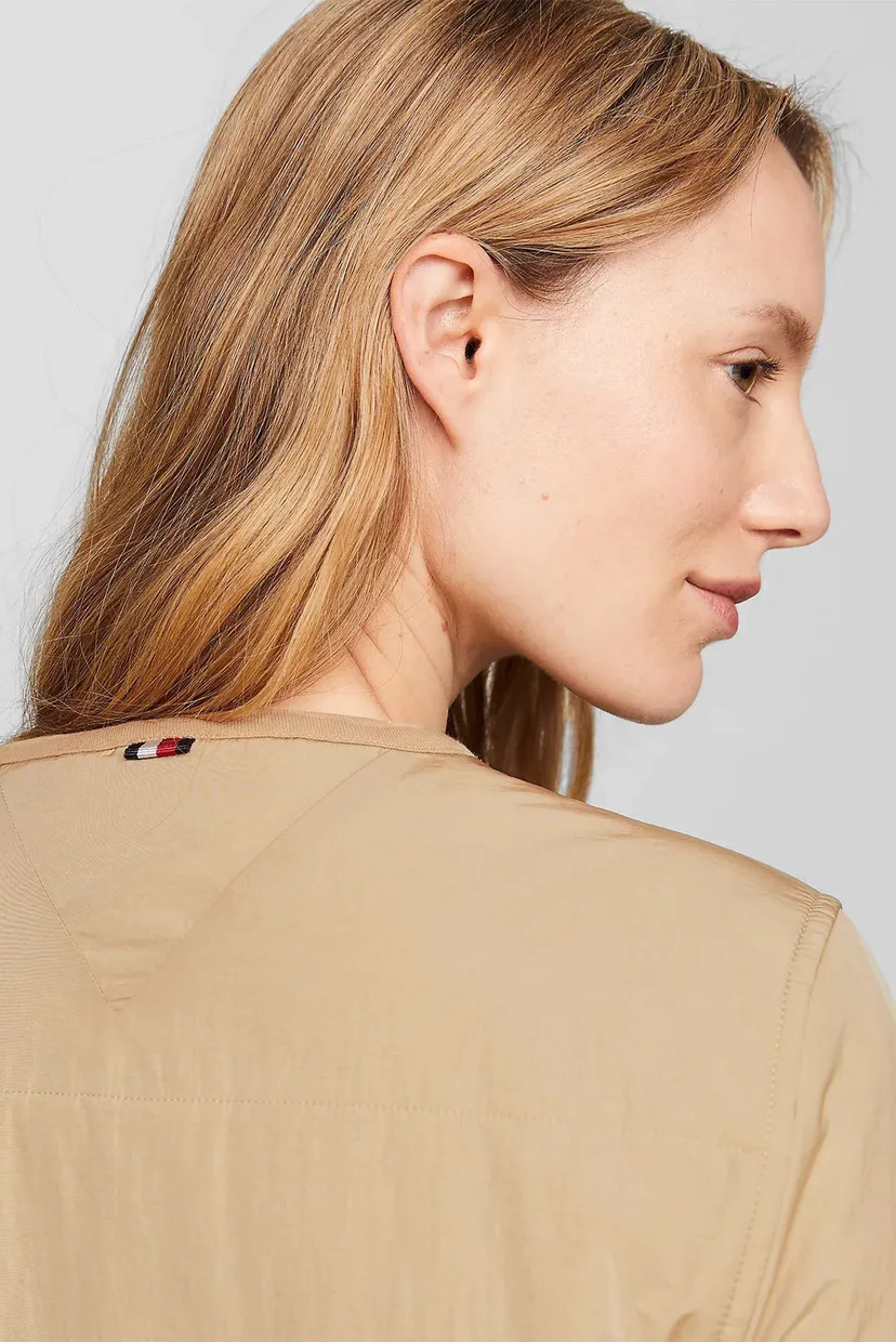 Женская бежевая куртка JERSEY LINED JACKET 5